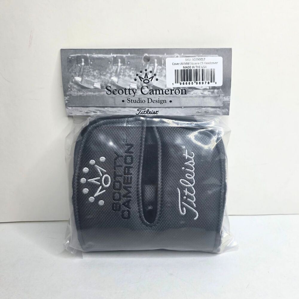 Scotty Cameron Coverall Mid Square Mallet Center Shaft Putter Headcover CS - NEW - Picture 3 of 4